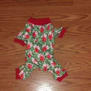 Dog Christmas Outfit, Dog Christmas Sweater, Christmas Dog Pajamas, SZ M